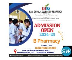 B.Pharma Admissions 2024 Open | delhi ncr ramgopal