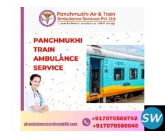 Take Panchmukhi Train Ambulance Services in Ranchi