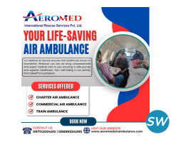 Aeromed Air Ambulance Service in Chennai - 24/7
