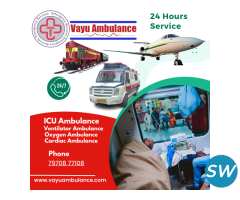 Vayu Road Ambulance Services in Patna - Capable of
