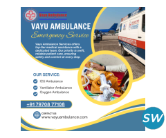 Vayu Road Ambulance Services in Saguna More - Go-t