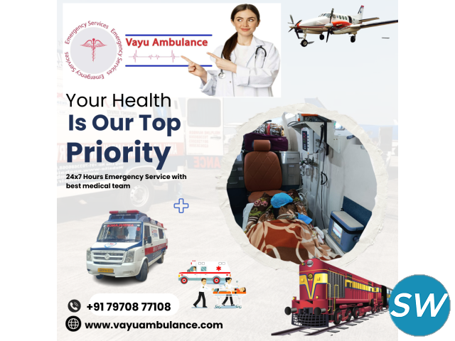 Emergency Road Ambulance Services in Ranchi - Vayu - 1