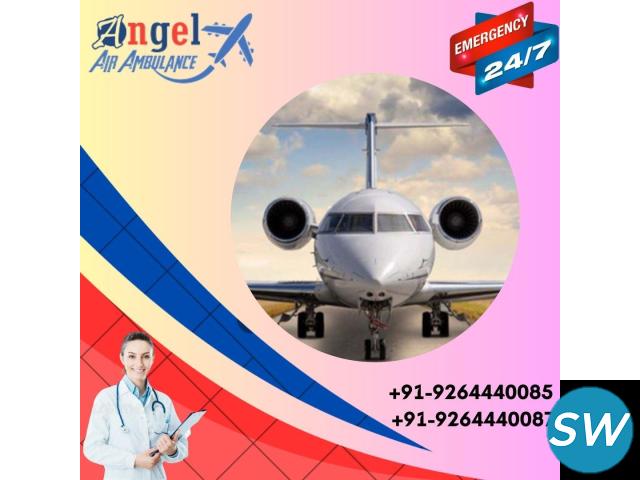 In Medical Crisis Angel Air Ambulance in Patna - 1