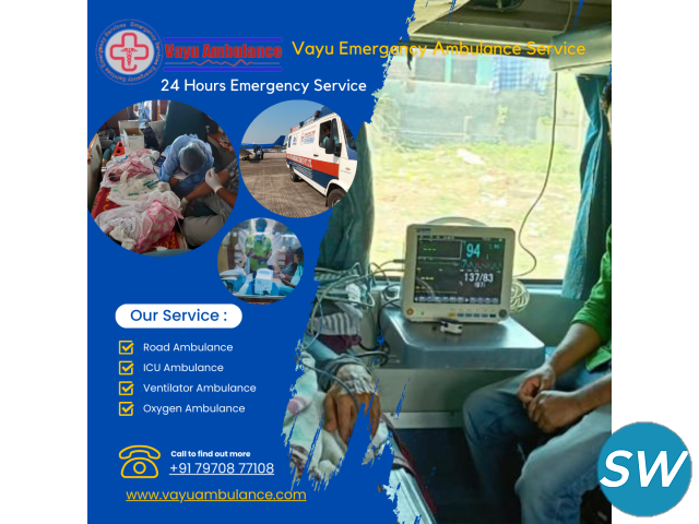 Ventilator Ambulance - Vayu Road Ambulance Service - 1