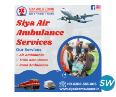 ICU Ventilator Air Ambulance Service in Patna - Si - 1
