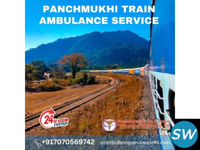 Hire Modern Panchmukhi Train Ambulance in Patna - 1