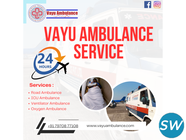 Book the Best Road Ambulance Services in Ranchi - - 1