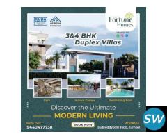 Modern 4BHK Duplex Villas IN KURNOOL