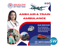 24x7 Avail Ansh Air Ambulance Service in Ranchi