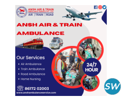 Hire Ansh Train Ambulance Service in Patna