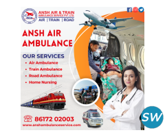 ICU Ansh Air Ambulance Service in Patna
