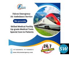 Hire Falcon Emergency Train Ambulance  in Patna