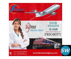 Take Falcon Emergency Train Ambulance in Guwahati