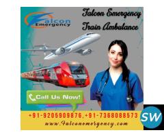 Take Falcon Emergency Train Ambulance in Guwahati