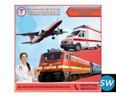Hire Modern Panchmukhi Train Ambulance in Ranchi