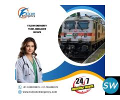 Hire Falcon Emergency Train Ambulance  in Patna - 1