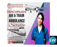 Panchmukhi Train Ambulance Service in Guwahati - 1