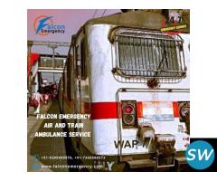 Choose Falcon Emergency Train Ambulance in Patna - 1