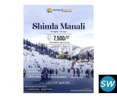 Best Deals on Shimla Manali Tour Package