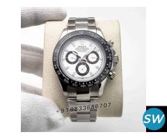 Rolex Cosmograph Daytona Panda White Dial Watch