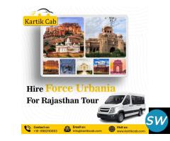 Force Urbania 10-Seater Hire in Jaipur, Rajasthan