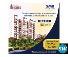 Luxury 2,3 BHK Apartments for Sale  - SMR Holdings