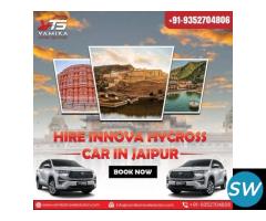 Innova Hycross hire and rental services in Jaipur