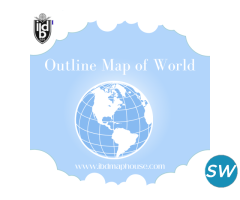 Outline map of World