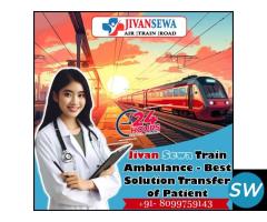 Get an Air and Train Ambulance Cost from Guwahati - 1