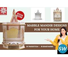 Elegant Marble Mandir Designs For Your Home - 1