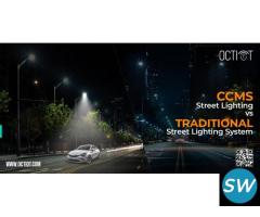 CCMS Street Lighting vs Traditional Lighting