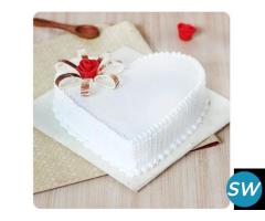 Buy Online Heart Shaped Cake in Lajpat Nagar