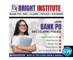 Bank Po Coaching in Mohali | Bright Institute